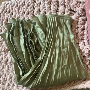 SOLD Asymmetrical Green skirt